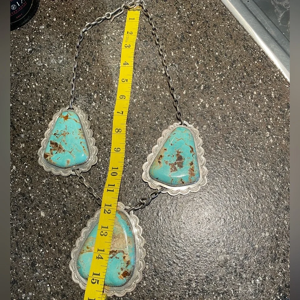 **Turquoise Statement Necklace** - Picture 6 of 6